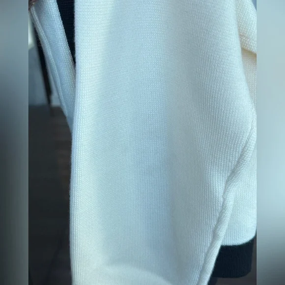 Sezane Black and White Buttoned Betty Cardigan size Small - Picture 6 of 9